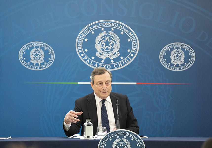 Nuove misure anti Covid: la conferenza stampa di Draghi in diretta